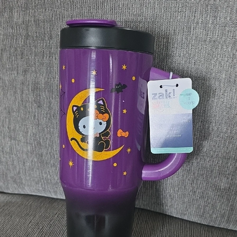 Purple Zak! Hello Kitty 40oz. Tumbler,‎ New.